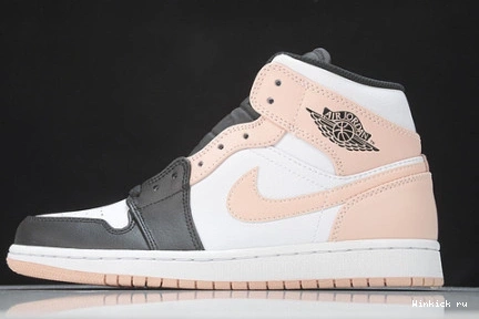 JORDAN TINT AIR 1 MID CRIMSON TOE 0816